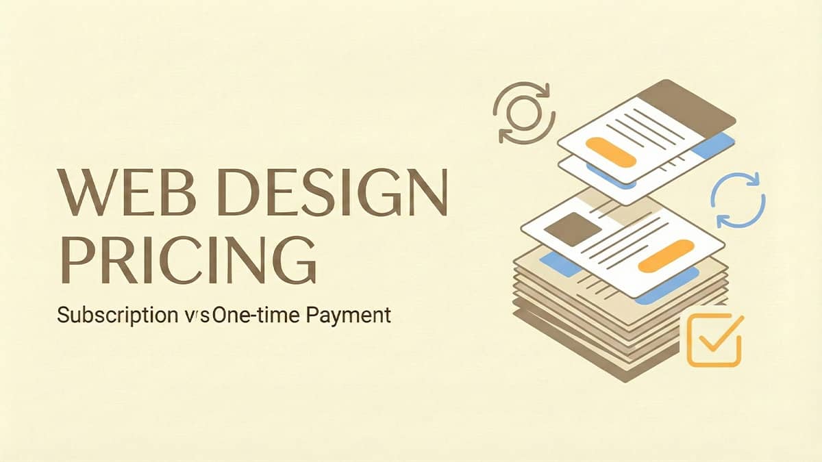 Web design pricing - Subscription vs One-Time Payment