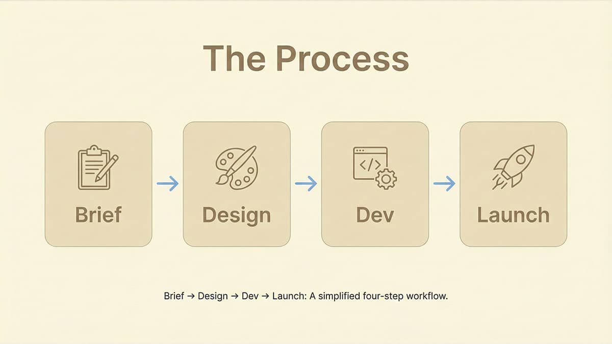Website Design for Small Businesses - Work process