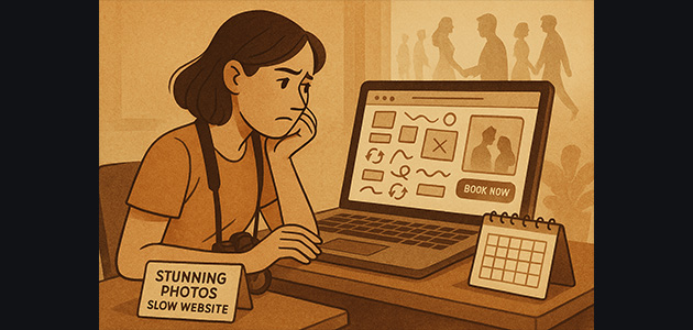 Wedding photography scene