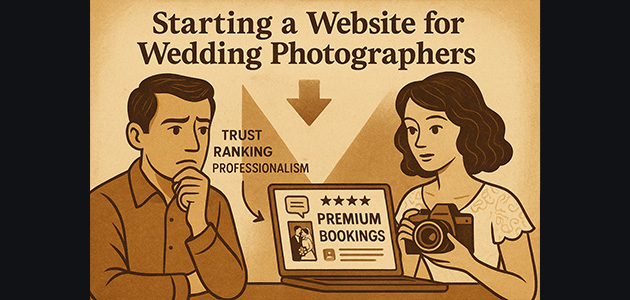 Wedding photography scene